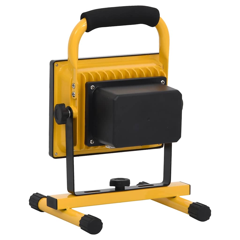 vidaXL Holofote LED recarregável c/ pega 30 W branco frio