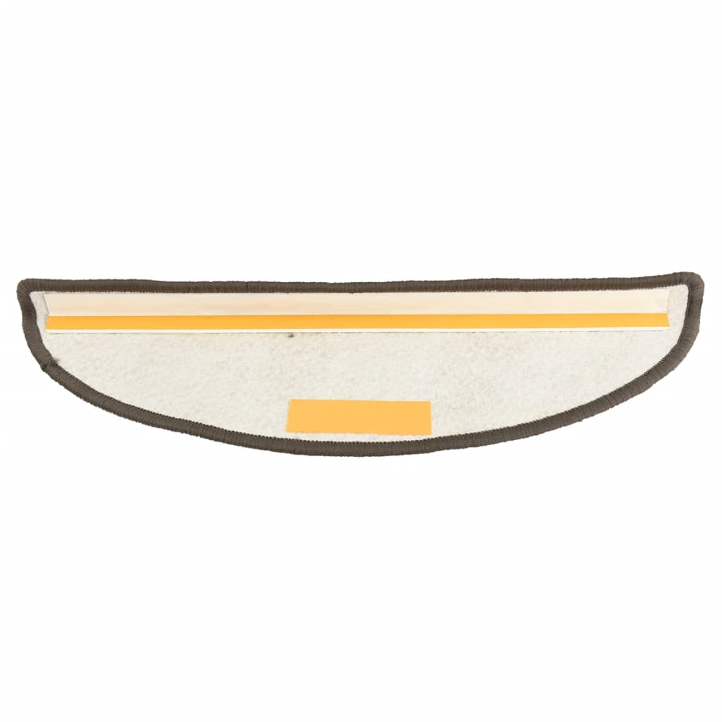 vidaXL Tapete/carpete para degraus 15 pcs 65x21x4 cm antracite