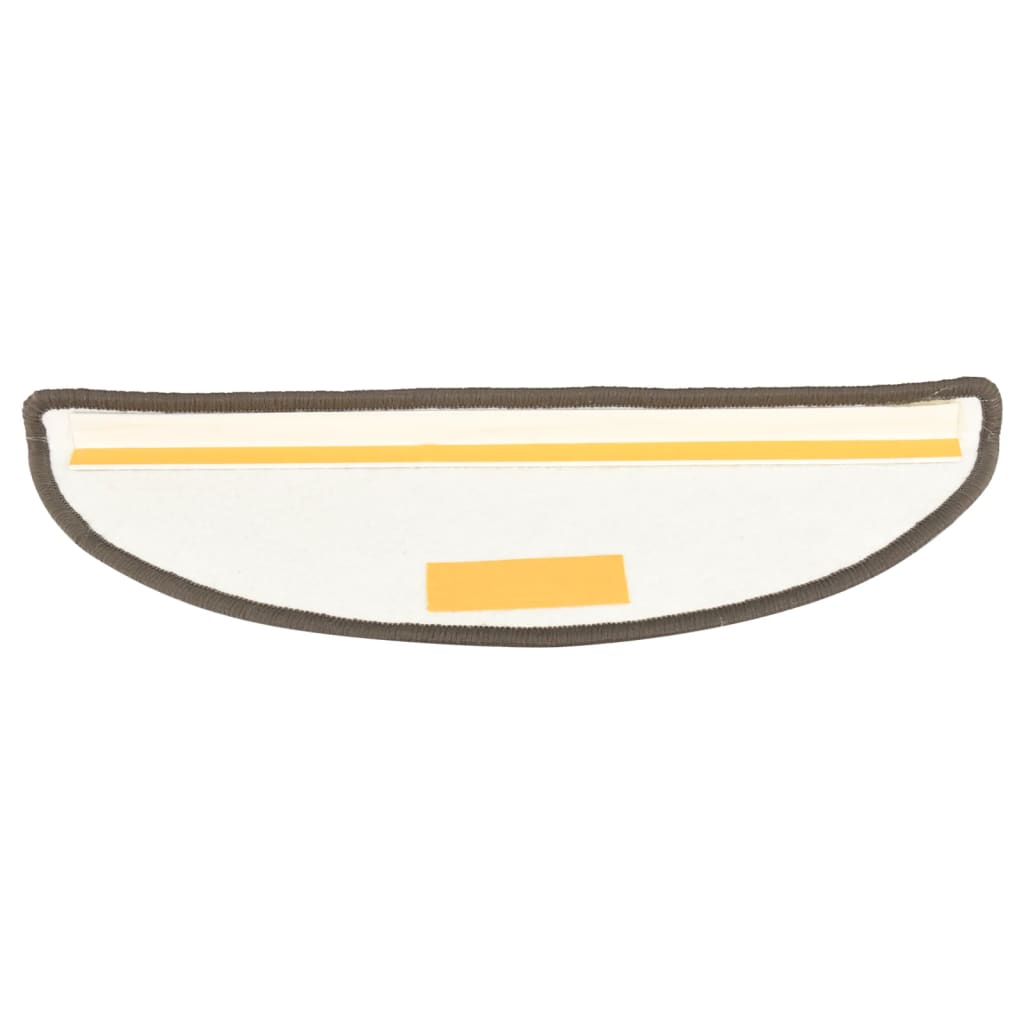 vidaXL Tapete/carpete para degraus 15 pcs 56x17x3 cm antracite