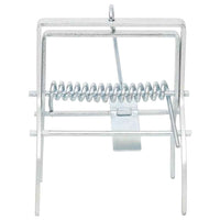 vidaXL Armadilhas para toupeiras 4 pcs aço galvanizado prateado