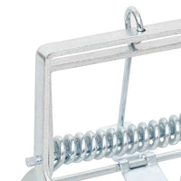 vidaXL Armadilhas para toupeiras 4 pcs aço galvanizado prateado