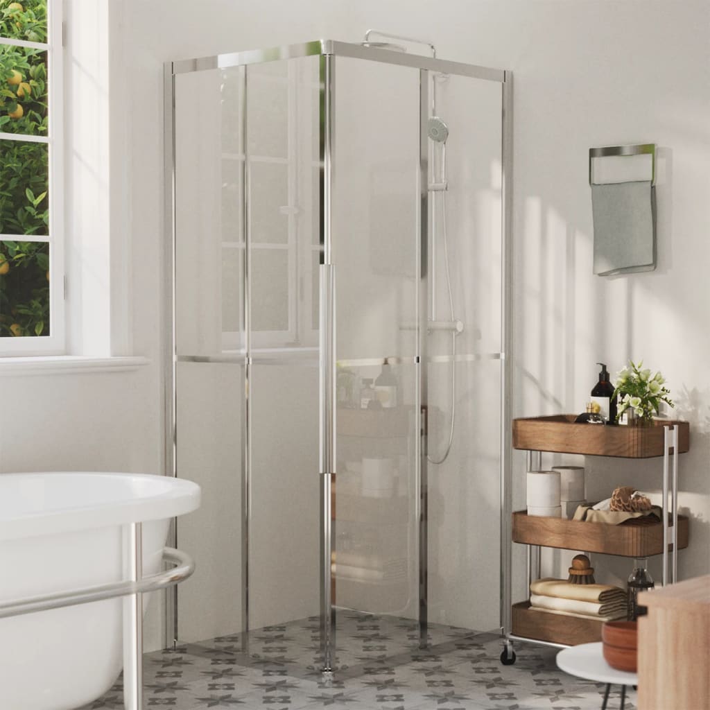 vidaXL Cabine de duche ESG 80x80x180 cm