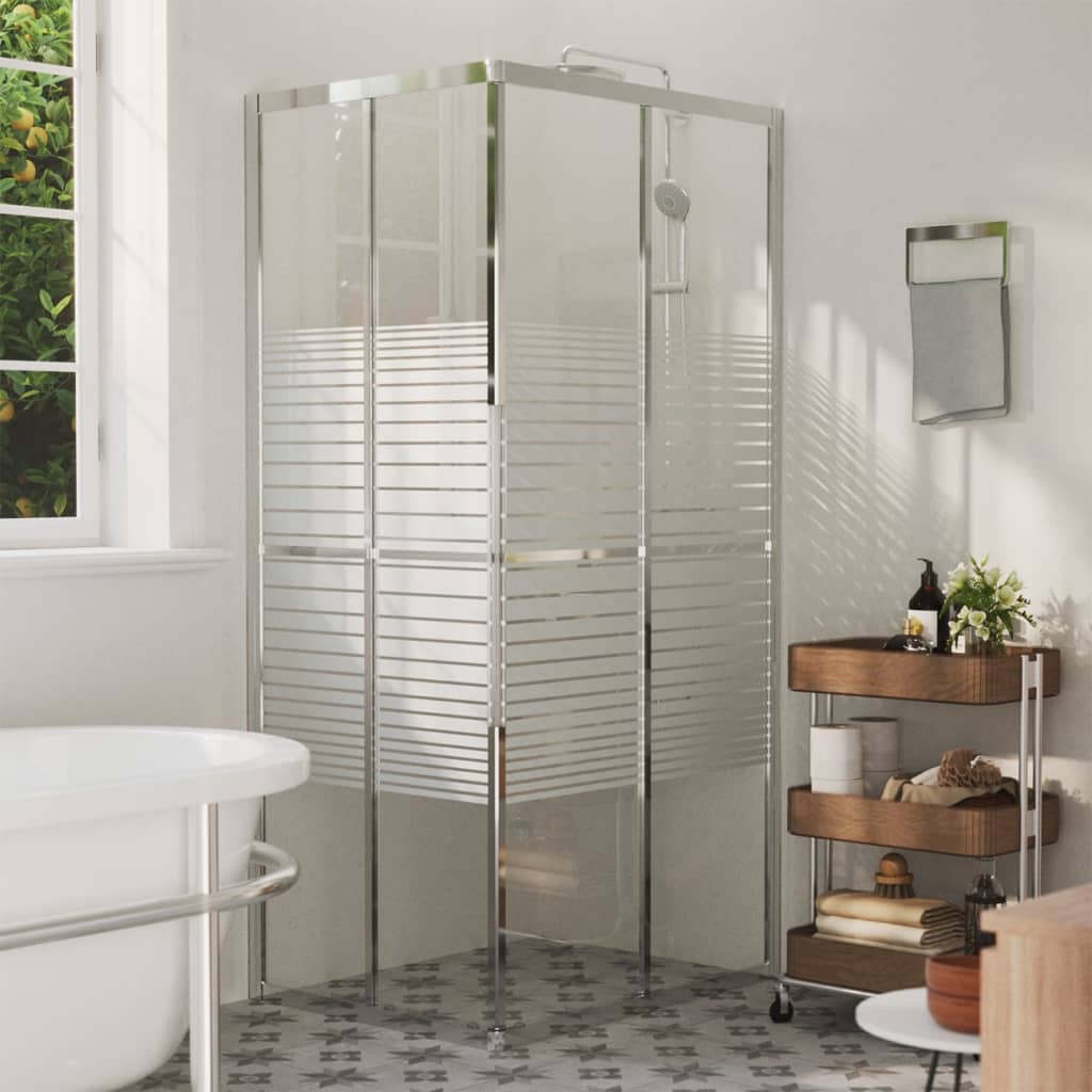 vidaXL Cabine de duche ESG 80x80x180 cm