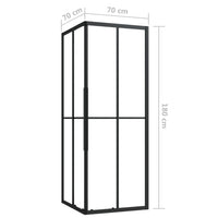 vidaXL Cabine de duche ESG 80x70x180 cm