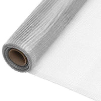vidaXL Rede mosquiteira em alumínio 100x500 cm prateado