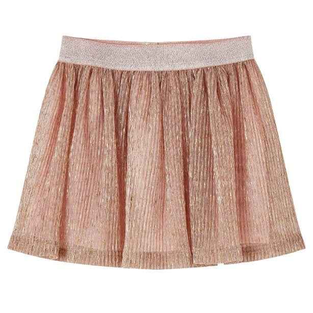 Saia para criança com brilhos rosa suave 92