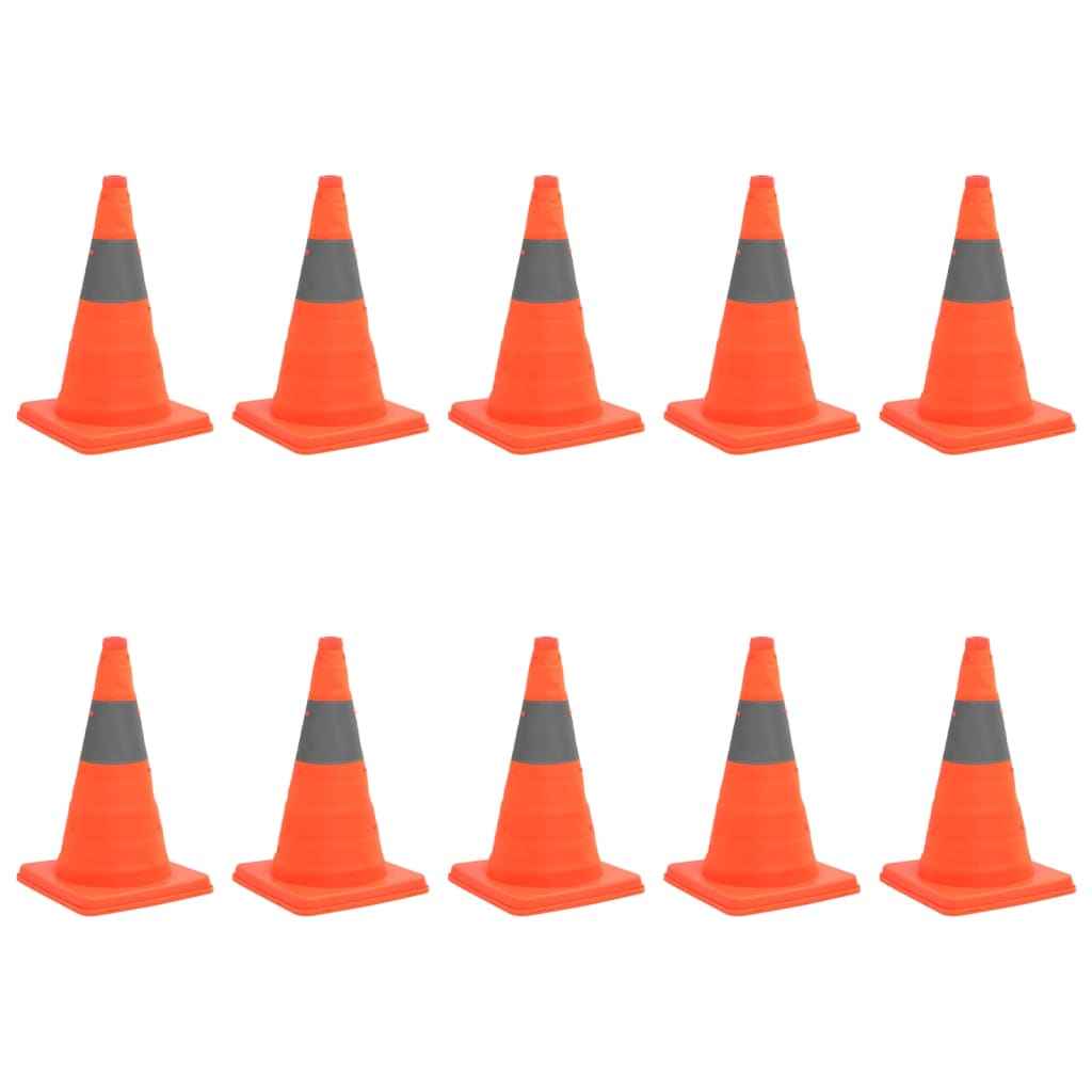 5 pop-up cones de sinalização 42 cm