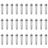 vidaXL Postes amarração p/ controlo trânsito + corrente 10 pcs PE 75cm