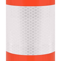 vidaXL Postes amarração p/ controlo trânsito + corrente 10 pcs PE 75cm