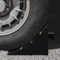 vidaXL Calços para rodas 4 pcs 16x9x9 cm borracha