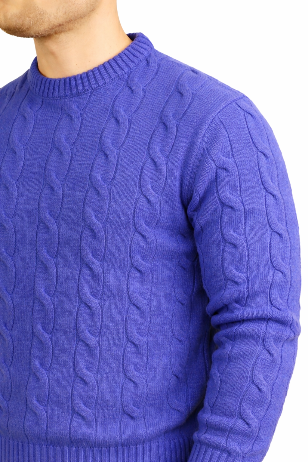 CREWNECK CABLE KNIT - ESCAPISM