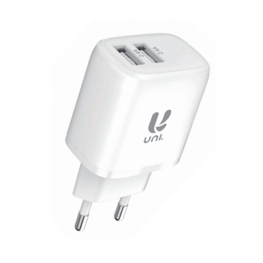Cargador Uni Dual 2Usb A 2.4A