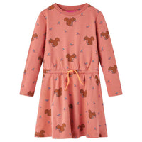 Vestido para criança rosa-velho 92