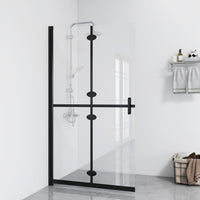 vidaXL Divisória chuveiro dobrável 70x190 cm vidro transparente ESG