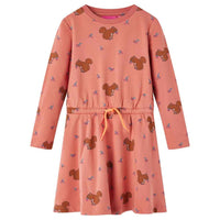 Vestido para criança rosa-velho 92