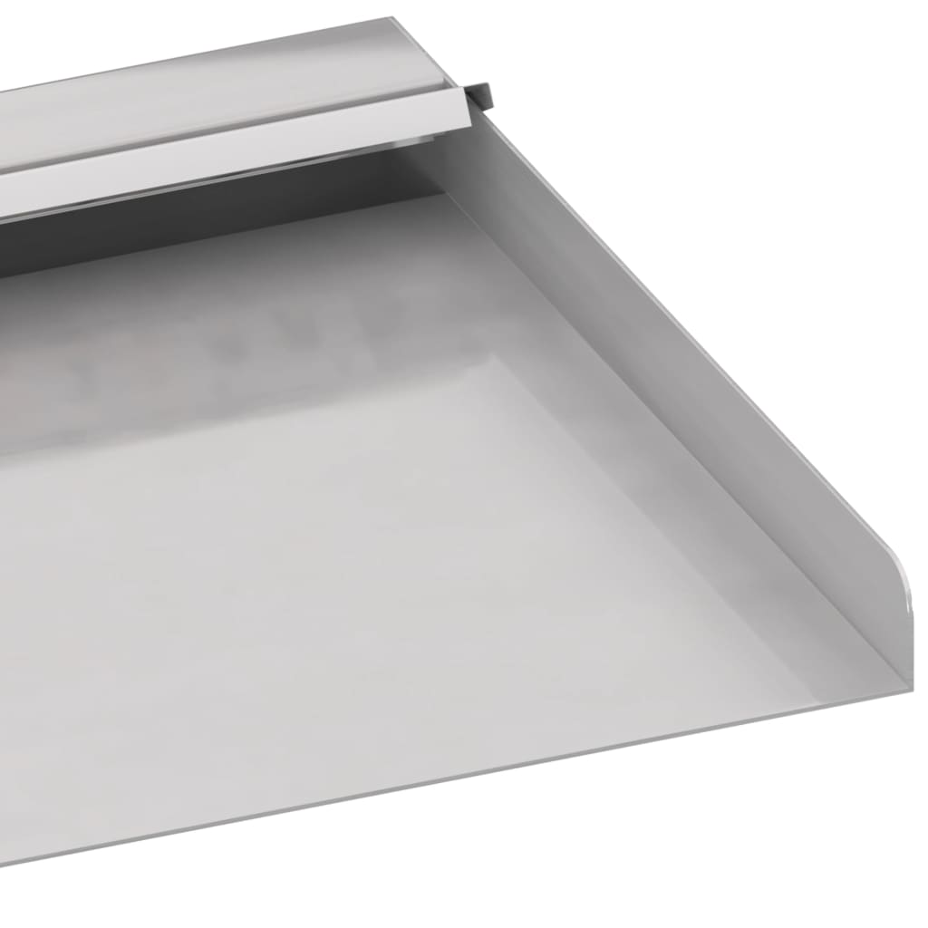 vidaXL Cascata com LEDs RGB 30 cm aço inoxidável