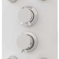 vidaXL Coluna de duche vidro 25x47,5x130 cm preto