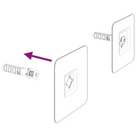 vidaXL Espelho de casa de banho com luzes LED 30x30 cm