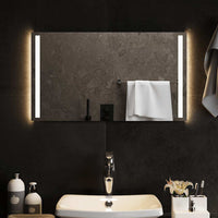 vidaXL Espelho de casa de banho com luzes LED 40x20 cm