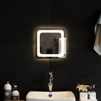 vidaXL Espelho de casa de banho com luzes LED 40x40 cm
