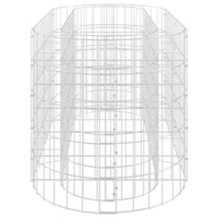 vidaXL Canteiro elevado/cesto gabião 120x50x50 cm ferro galvanizado