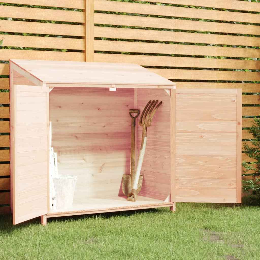 vidaXL Abrigo de jardim 55x52x112 cm madeira de abeto maciça