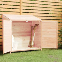 vidaXL Abrigo de jardim 55x52x112 cm madeira de abeto maciça