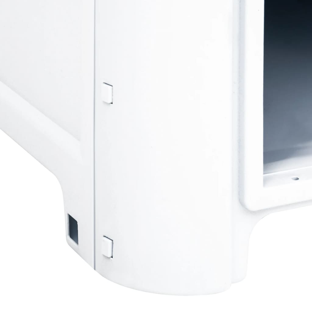 vidaXL Casota para cães 59x75x66 cm polipropileno azul