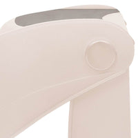 vidaXL Escada dobrável 3 degraus para cães 50x38x38 cm plástico creme