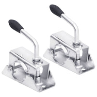 vidaXL Braçadeira de roda jóquei 13,5x6,5x14 cm aço galvanizado
