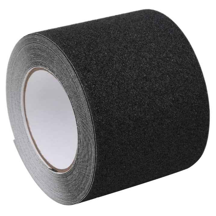 vidaXL Fita antiderrapante 0,1x10 m PVC preto
