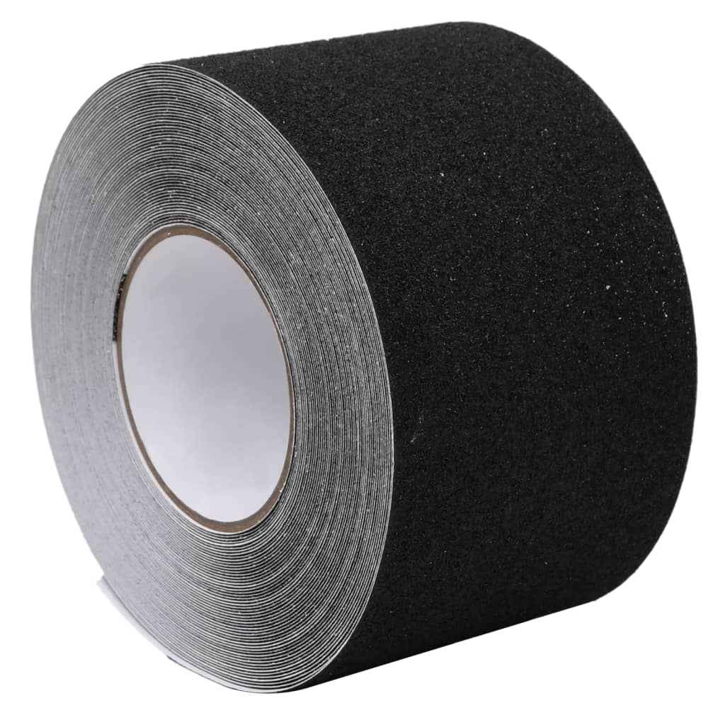 vidaXL Fita antiderrapante 0,1x10 m PVC preto