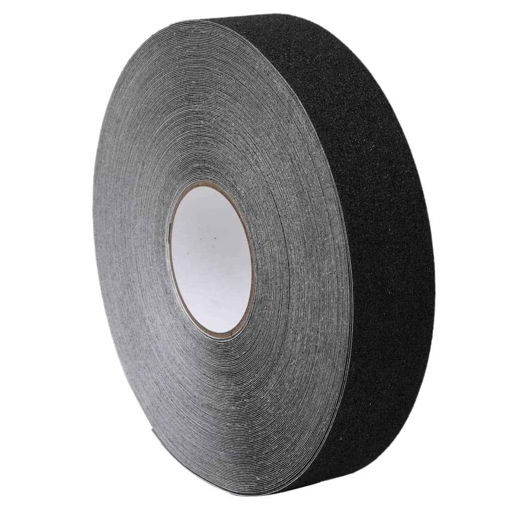 vidaXL Fita antiderrapante 0,1x10 m PVC preto