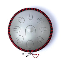 Tambor de lingueta e handpan Hluru com 9 notas - Ré menor