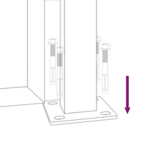 vidaXL Portão de jardim 100x75 cm Aço Corten