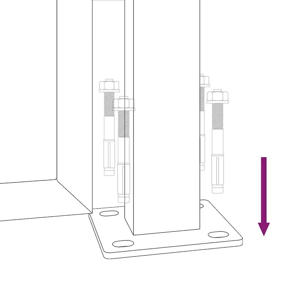 vidaXL Portão de jardim 100x75 cm em aço corten com design de árvore