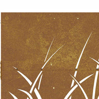 vidaXL Portão de jardim 85x75 cm aço corten design erva