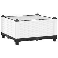 vidaXL Canteiro elevado 40x40x23 cm polipropileno