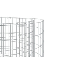 vidaXL Braseira gabião Ø 50 cm ferro galvanizado