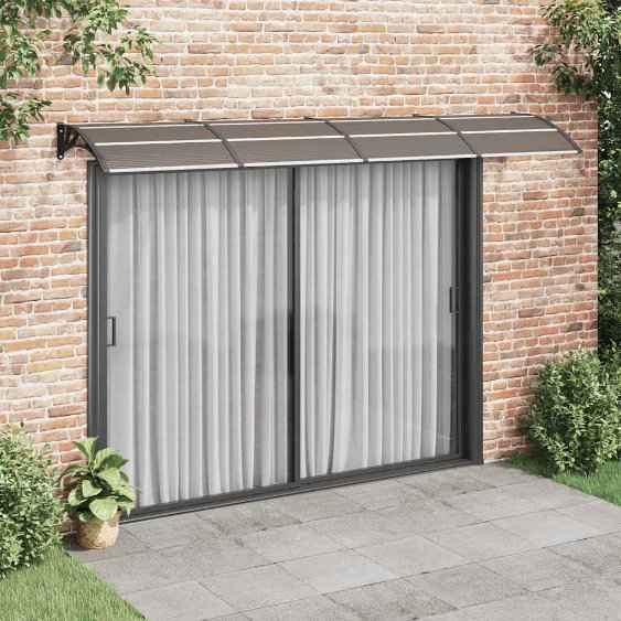 vidaXL Toldo de porta 120x100 cm PC