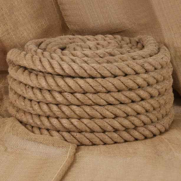 vidaXL Corda 100% juta 10 mm 250 m