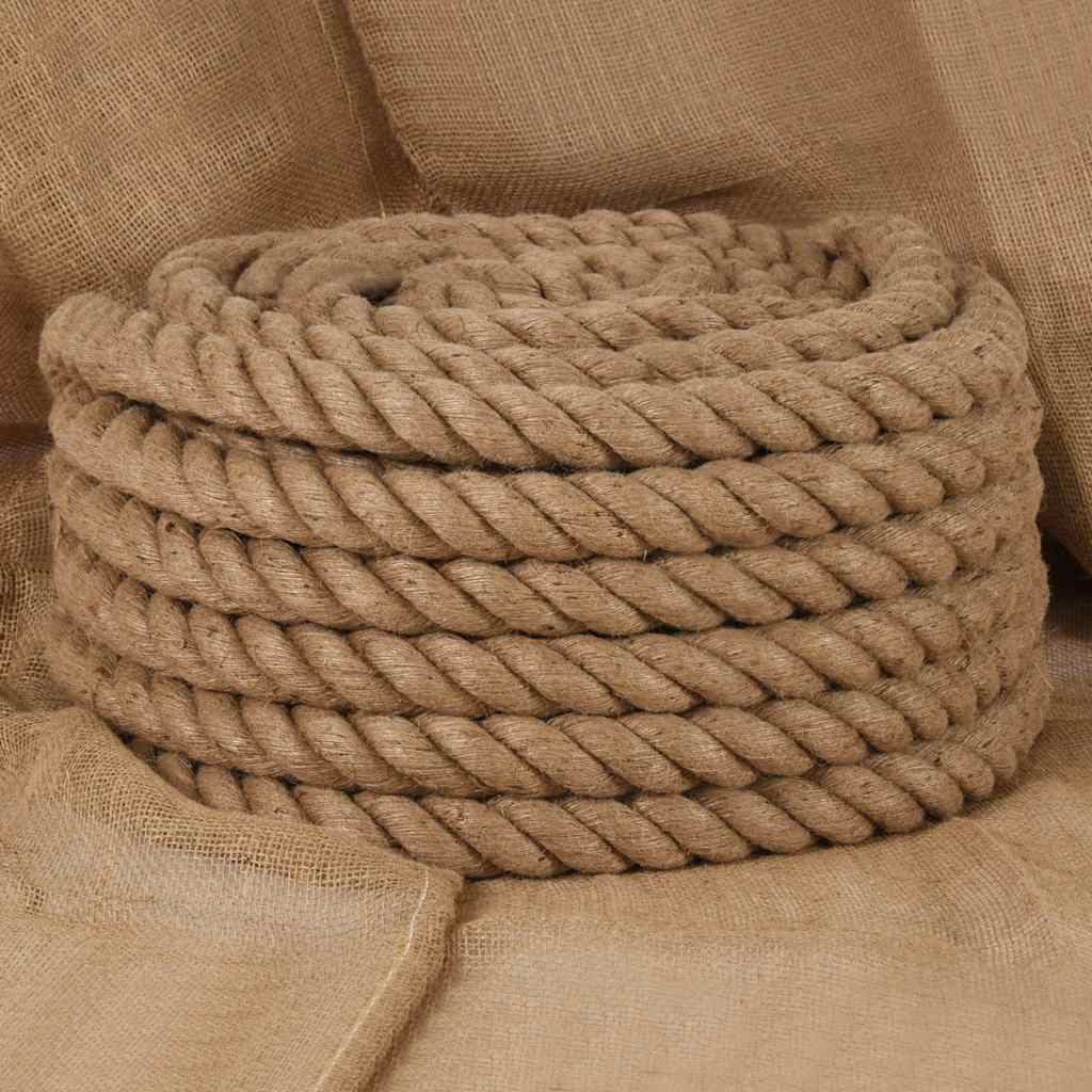 vidaXL Corda 100% juta 10 mm 250 m