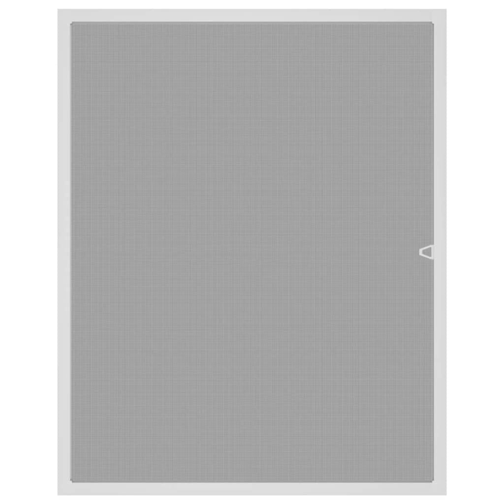 vidaXL Tela anti-insetos para janelas 80x100 cm branco