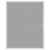 vidaXL Tela anti-insetos para janelas 80x100 cm branco
