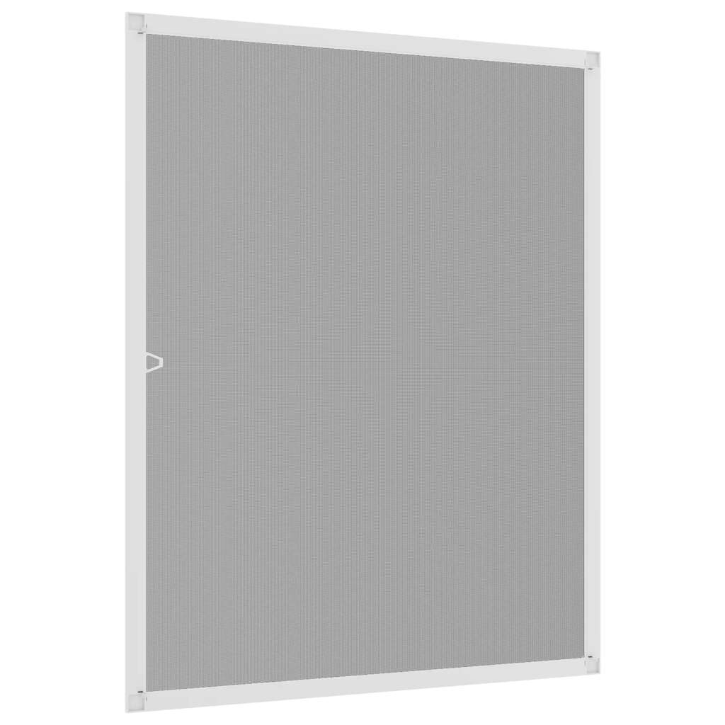 vidaXL Tela anti-insetos para janelas 80x100 cm branco
