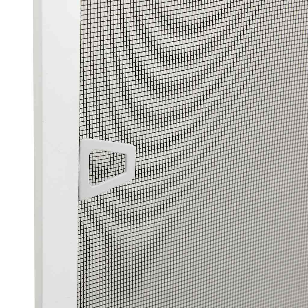 vidaXL Tela anti-insetos para janelas 80x100 cm branco