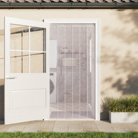 vidaXL Cortina de porta 200 mm x 1,6 mm 10 m PVC transparente