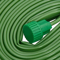 vidaXL Mangueira aspersora 3 tubos 7,5 m PVC verde