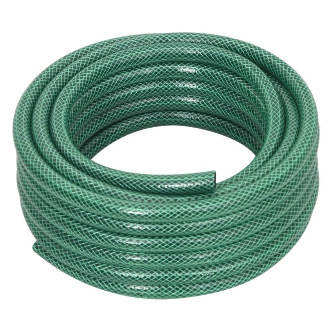 vidaXL Mangueira de jardim 0,5" 50 m PVC verde