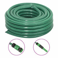 vidaXL Mangueira de jardim 0,5" 50 m PVC verde